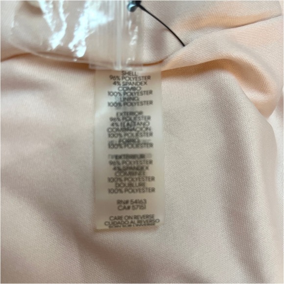 Karl Lagerfeld Paris Scuba Sheath Chiffon Dress Pearl Cuffs Boat Neck 14 - Picture 9 of 10